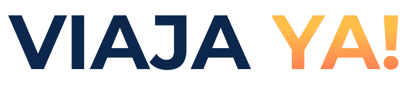 Logo de la empresa - Texto indicando Viaja Ya!